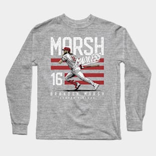 Brandon Marsh Philadelphia Marsh Madness Stripes Long Sleeve T-Shirt